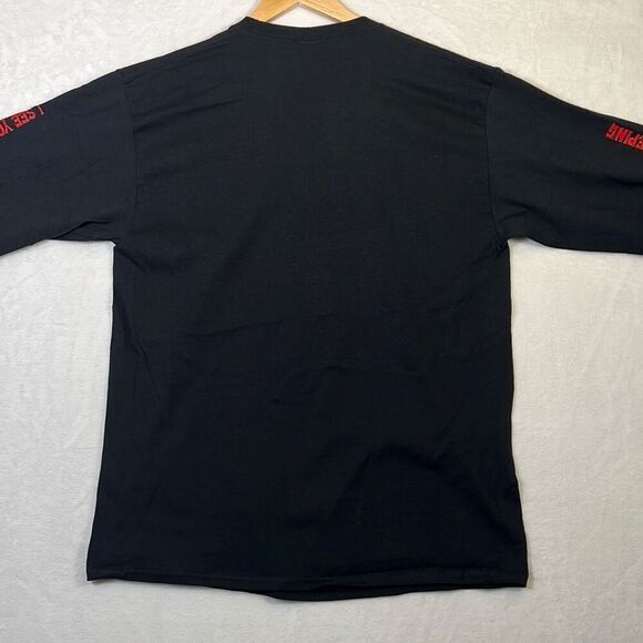 Megadeth limited release flaming winter skull long‎ sleeve Shirt NWOT Men Large - Picture 7 of 7